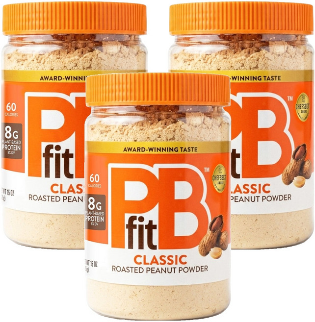 피비핏 클래식 구운땅콩 파우더, 425g, 3개