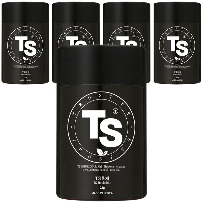 TS 흑채 23g, 검정색, 5개