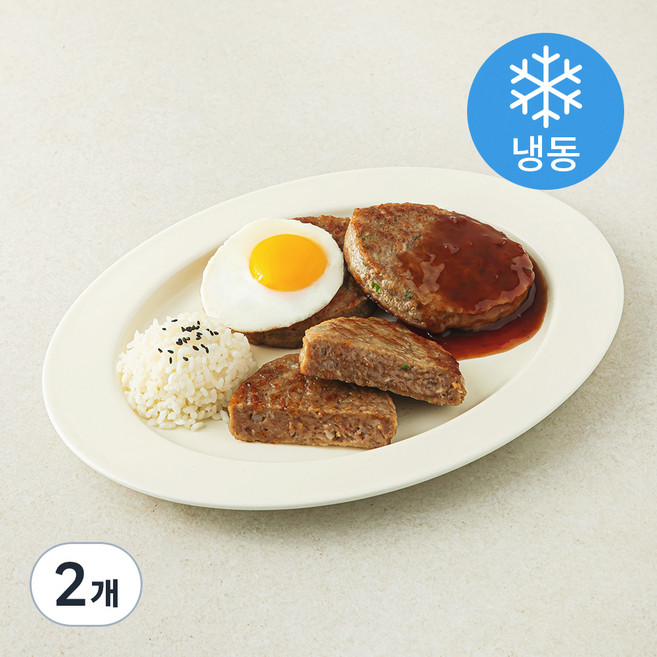 하늘푸드 파인애플 함박스테이크 10개입 (냉동), 1kg, 2개