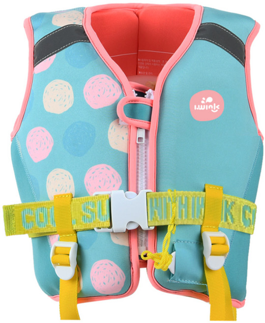 아이윙크 유아동 네오플렌 스윔자켓, 러블리핑크, 1개