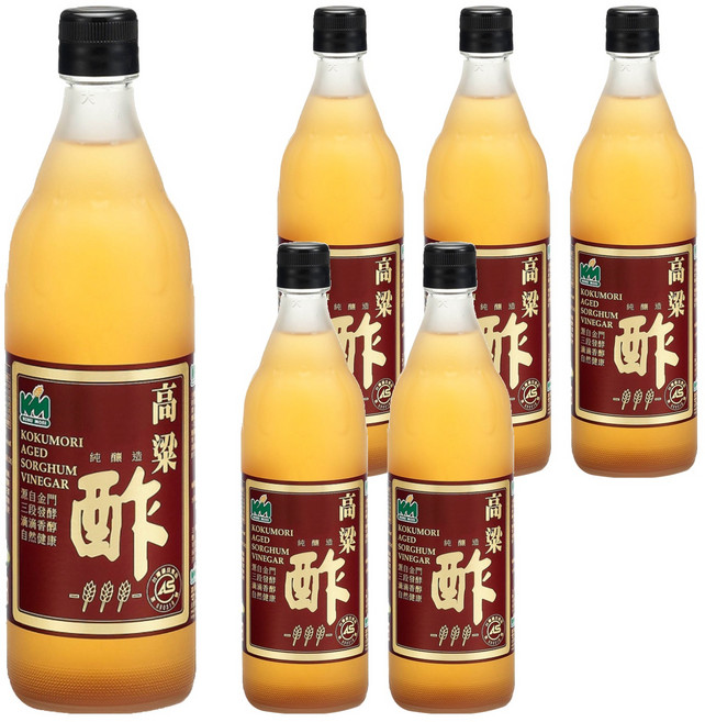 KOKUMORI 穀盛 高梁醋, 600ml, 6瓶