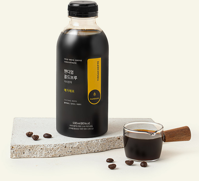 핸디엄 콜드브루원액 예가체프, 500ml, 1개