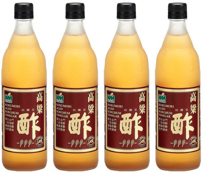 KOKUMORI 穀盛 高梁醋, 600ml, 4瓶