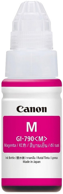 Canon 佳能 噴墨專用墨水匣 GI-790, 品紅色, 1個