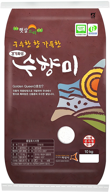 수향미 골든퀸 3호 백미, 10kg, 1개, 특등급