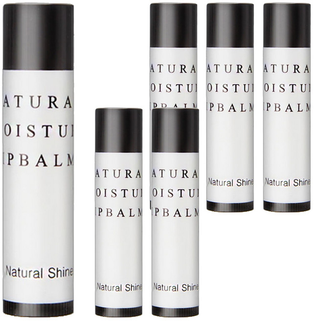 네츄럴샤인 모이스쳐 립밤, 무향, 5ml, 6개