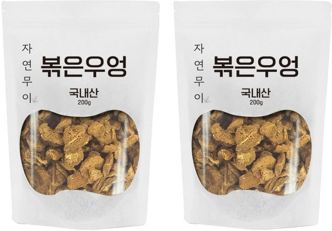 자연무이 볶은 우엉차, 200g, 1개입, 2개
