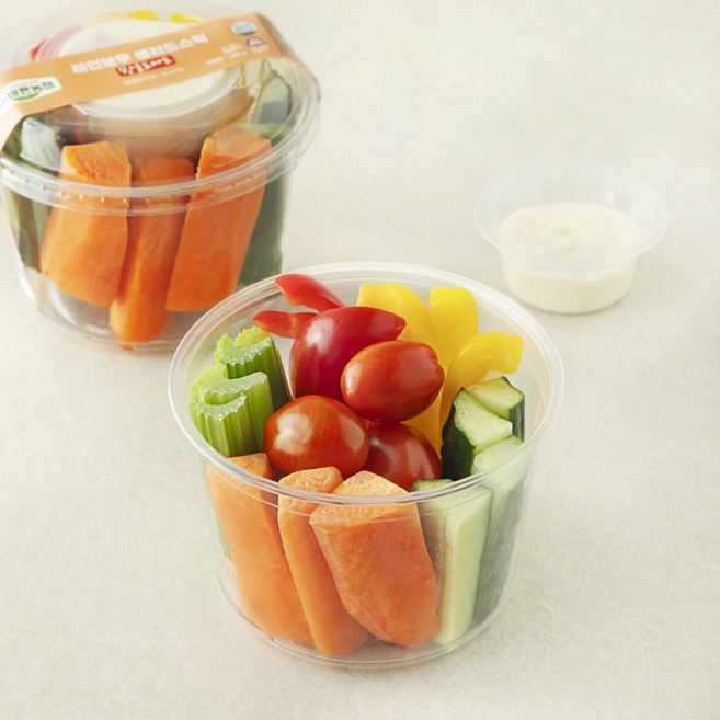 레인보우 샐러드스틱 방울토마토, 300g, 1개