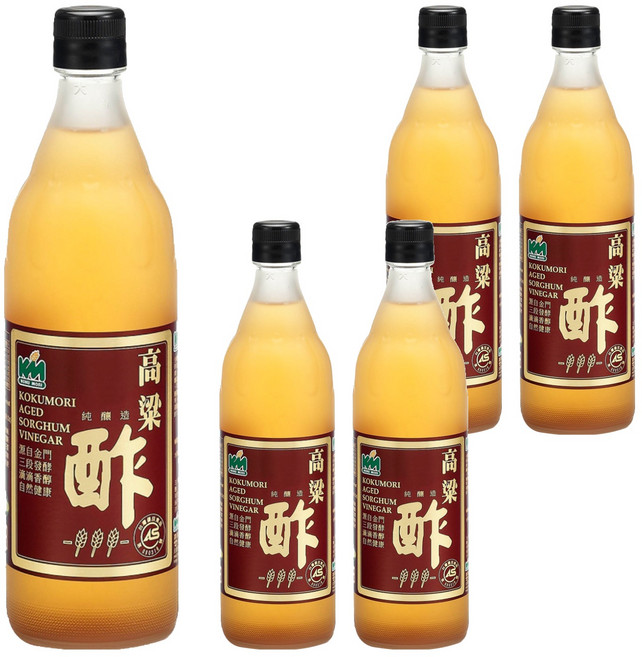 KOKUMORI 穀盛 高梁醋, 600ml, 5瓶