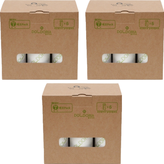 돌도리아 청소용 리필 6p, 3개