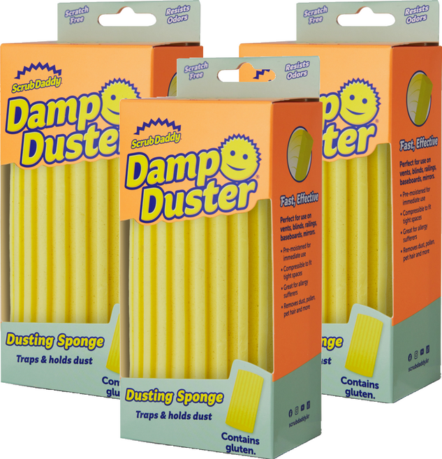 스크럽대디 댐프 더스터 옐로우 본품, 3개