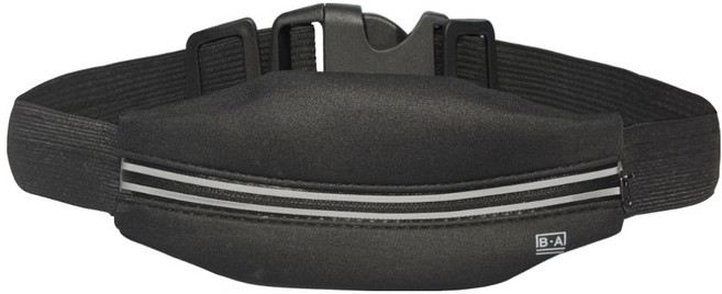 해피제이 초경량 스마트폰 수납 러닝벨트, 블랙, 1개