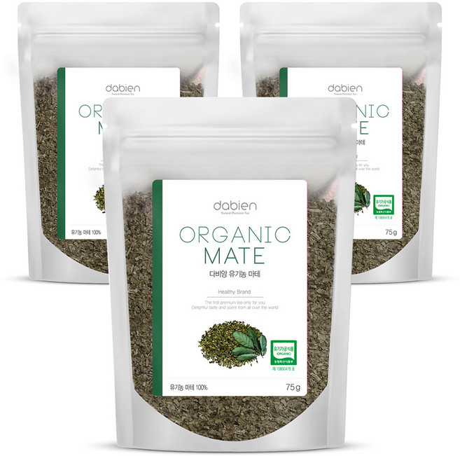 다비앙 유기농 마테차, 75g, 1개입, 3개