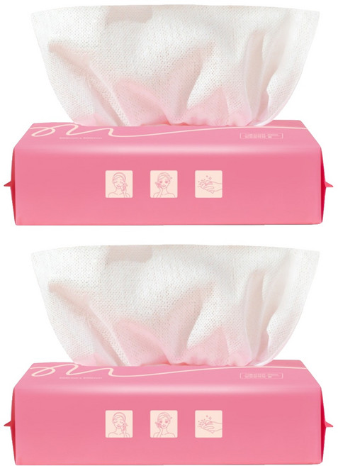 셀프천사 클렌징 일회용 해면, 화이트, 2개