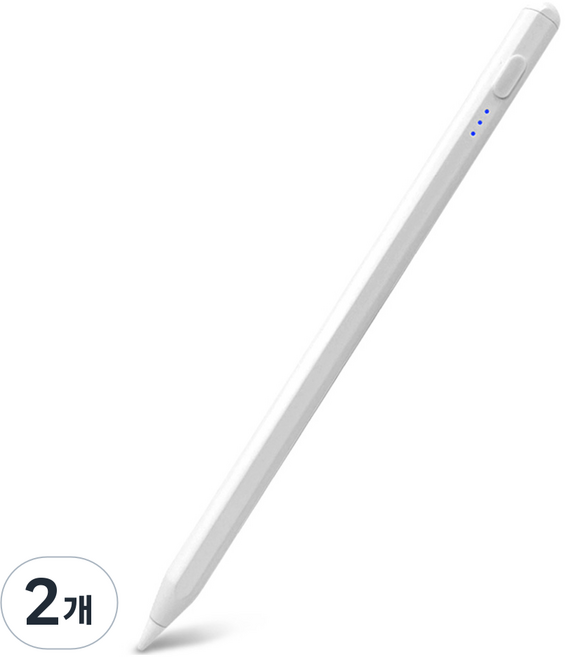 아이뮤즈 mu PEN 정전압 터치펜 IP-CT01C, 화이트, 2개