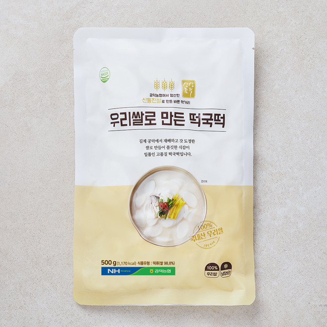 농협 우리쌀로 만든 떡국떡, 500g, 1개