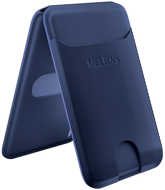 멜리언스 3in1 초강력 맥세이프 카드지갑 아이폰 케이스 거치대, 2세대 네이비, 1개
