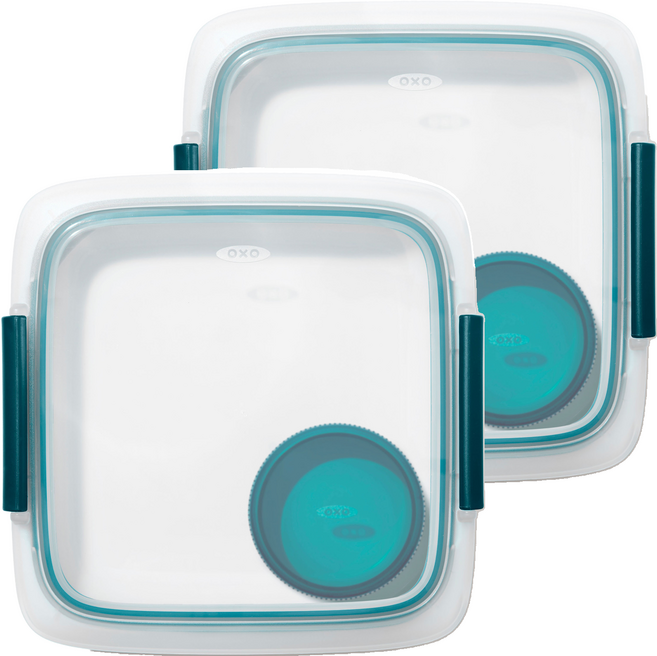 옥소 굿그립 프렙 앤 고 샐러드 밀폐용기 1.5L, 2개, 단품