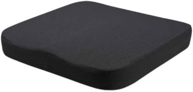 코멧 홈 메쉬커버 메모리폼 방석, 블랙