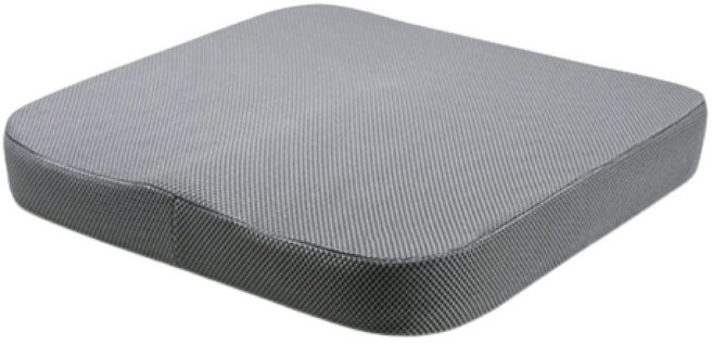 코멧 홈 메쉬커버 메모리폼 방석, 그레이
