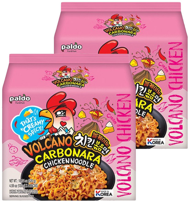 paldo 八道 奶油起司辣雞鐵板炒麵 130g, 8包