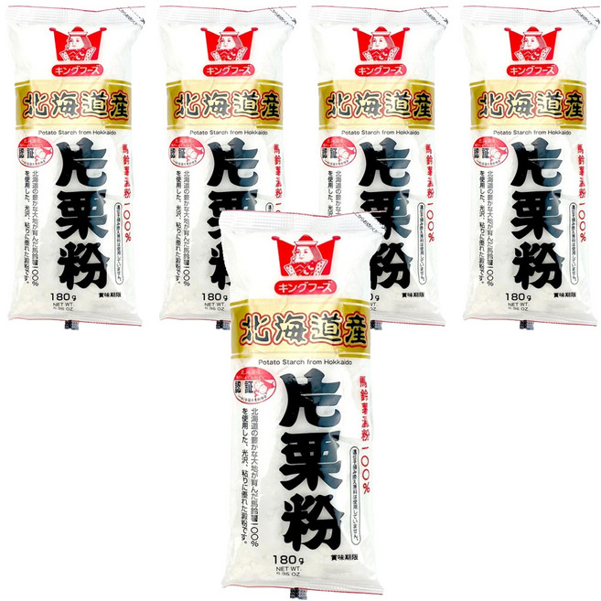 King Foods 王印 片栗粉, 180g, 5包