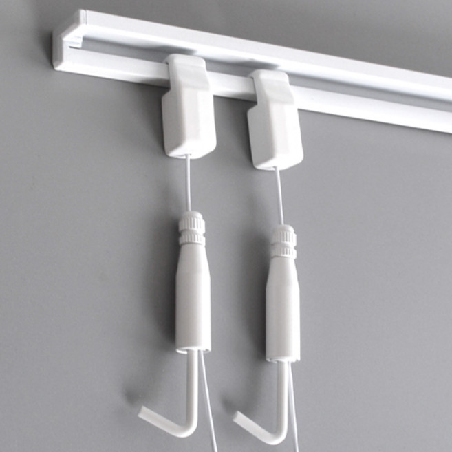 챠밍 천장용 액자걸이 레일세트 일반고리형 0.5m, 화이트, 1개