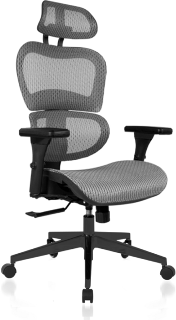 누하스 ERGO3D L 사무용의자 방문설치, 그레이