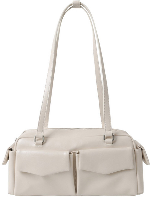 SHOOPEN 女款多口袋皮革肩揹包 HPABGGAV01