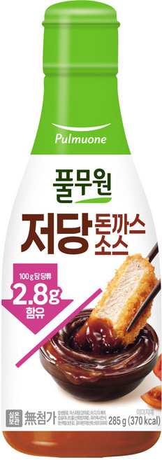 풀무원 저당 돈까스 소스, 285g, 1개