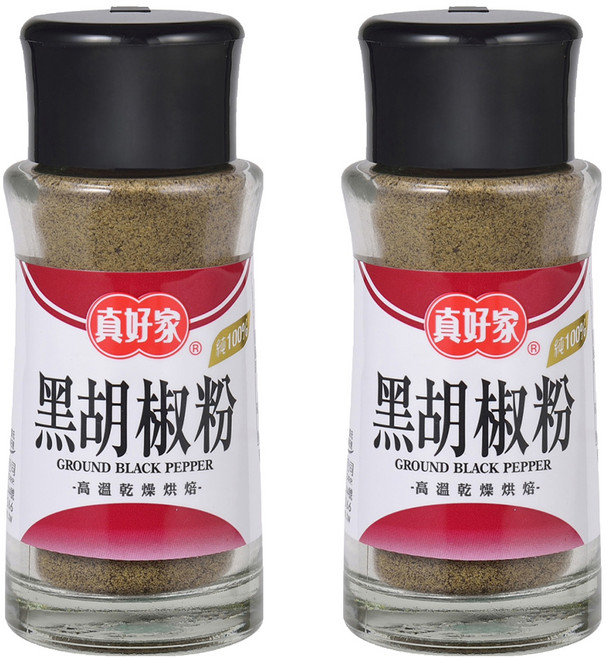 真好家 黑胡椒粉, 30g, 2瓶