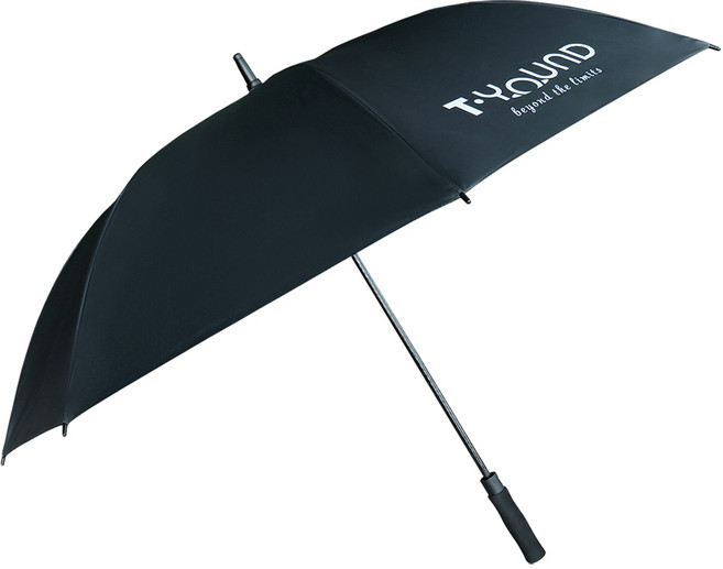티욘드 암막 초발수코팅 골프 자동 장우산, 블랙로고형, 1개