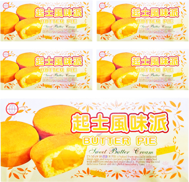 殷茂地球牌起士風味派 5個, 100g, 5盒