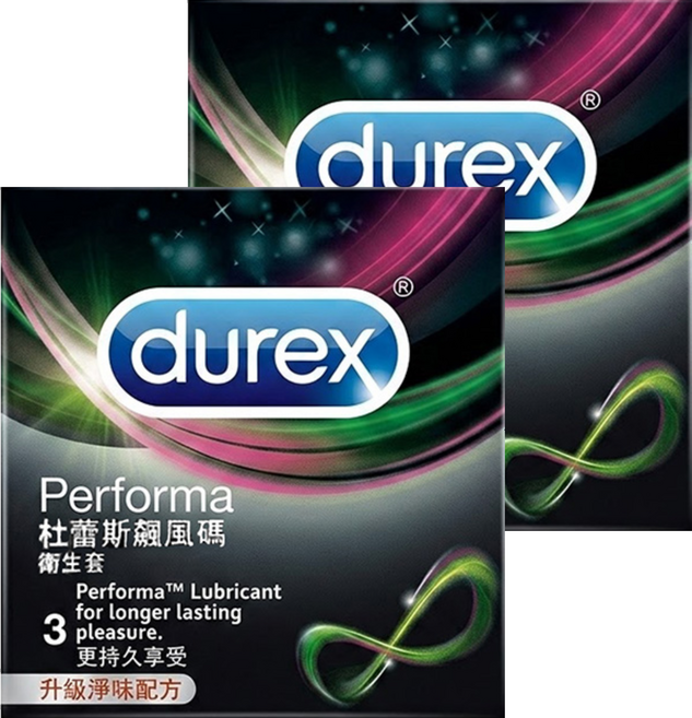 durex 杜蕾斯 飆風碼保險套, 3個, 2盒