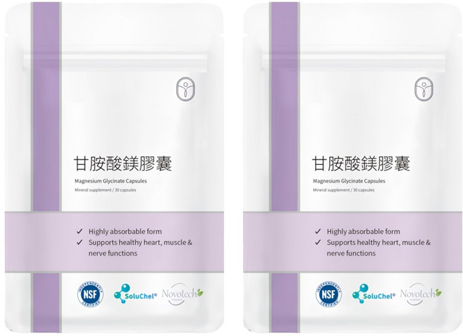 De Chuang 德創生技 甘胺酸鎂膠囊, 30顆, 2包