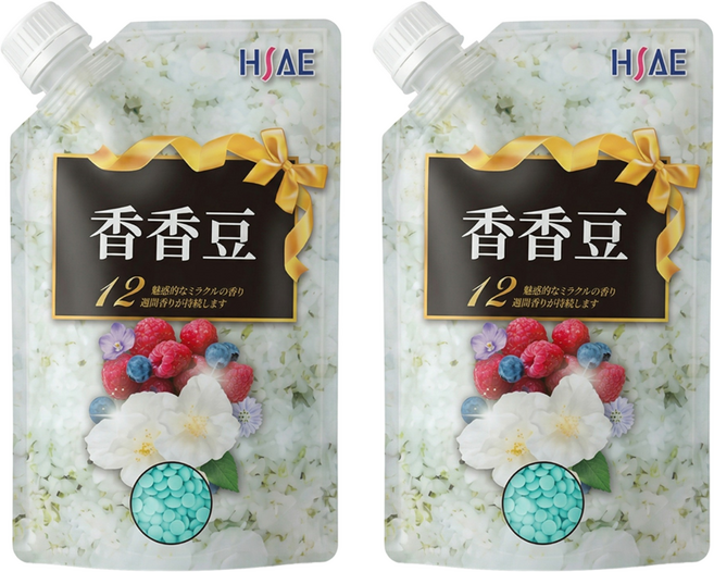 HSAE 衣物香香豆 甜蜜麝香, 130g, 2包