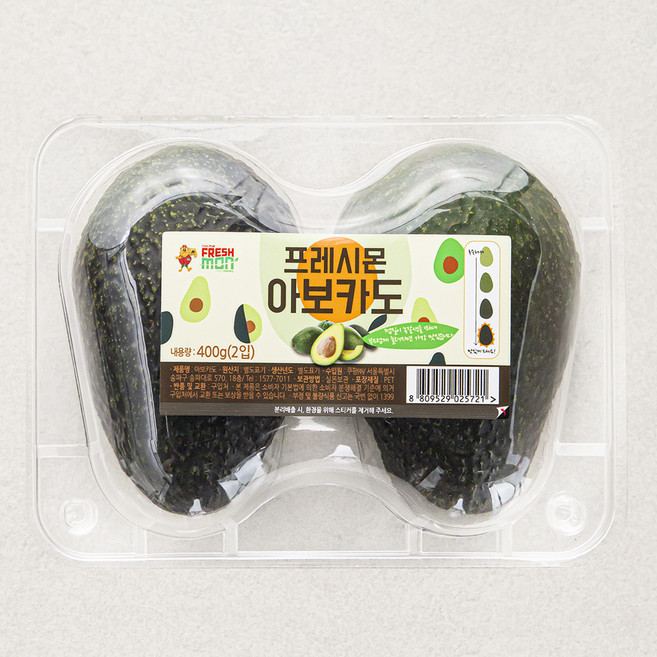 프레시몬 아보카도 2입, 400g, 1개