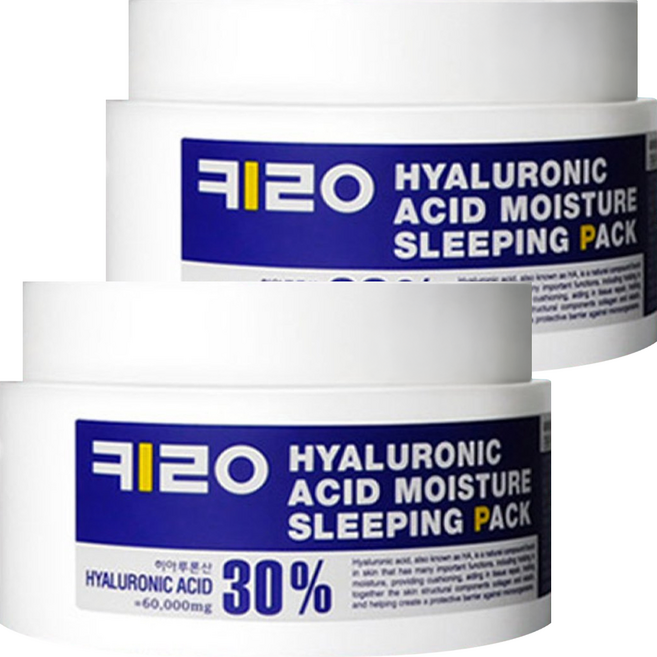 키로코스 내추럴수 히아루론산 모이스춰 슬리핑팩, 200g, 2개