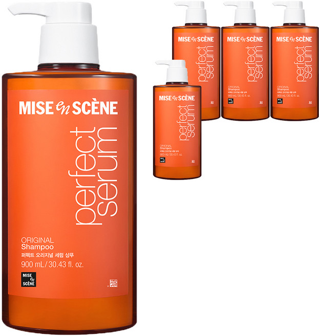 mise en scene 魅尚萱 完美經典精華洗髮乳, 900ml, 5個
