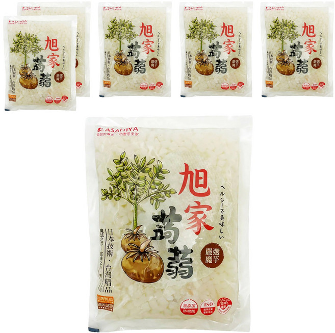 ASAHIYA 旭家 蒟蒻 晶米, 300g, 6包