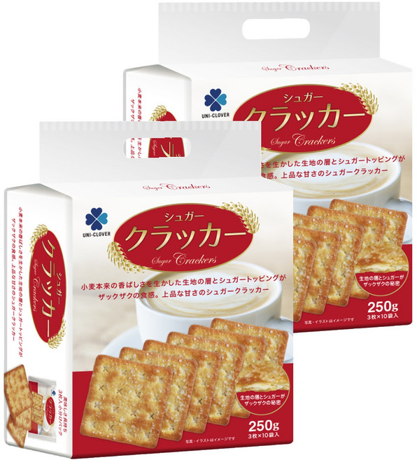 HUP SENG 滿足感甜味蘇打餅, 250g, 2袋
