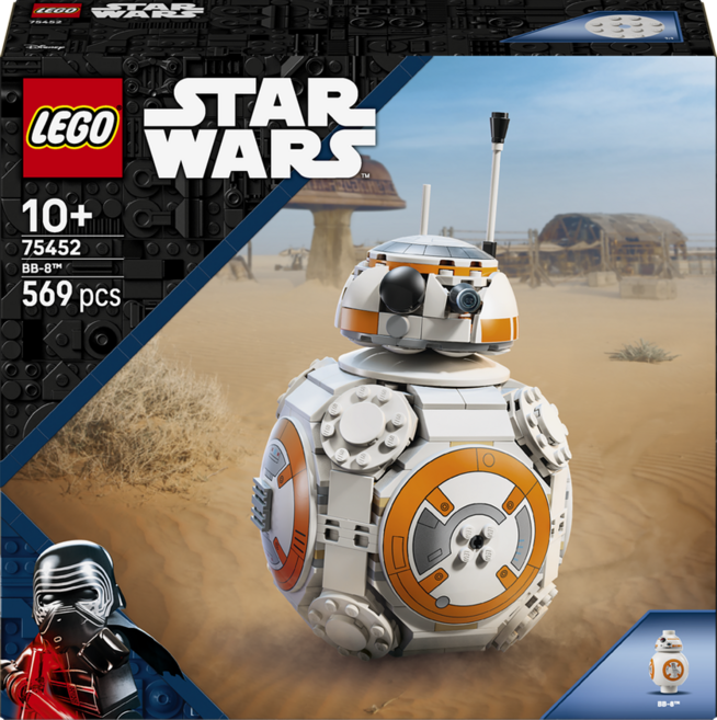 LEGO 星際大戰 75452 BB 8 R2系列機器人, 1個, 混合顏色