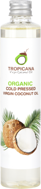 TROPICANA 유기농 압착 버진 코코넛 페이스 바디오일, 100ml, 1개