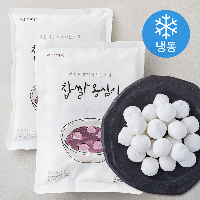 서울마님 찹쌀옹심이 (냉동), 500g, 1개입, 2개