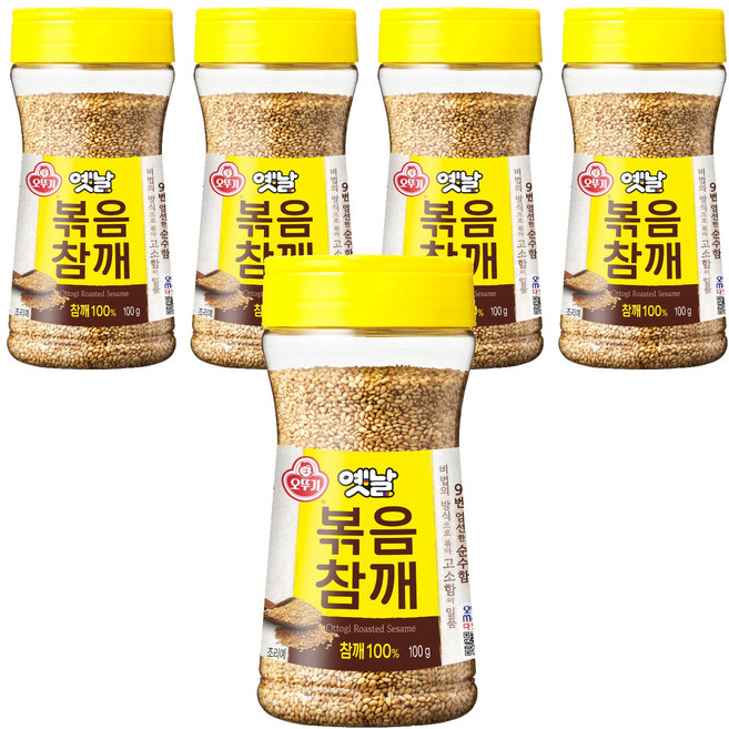 오뚜기 옛날 볶음 참깨, 100g, 5개