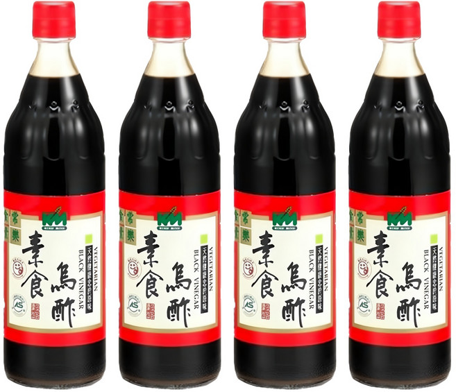 KOKUMORI 穀盛 素食烏醋 小, 600ml, 4瓶