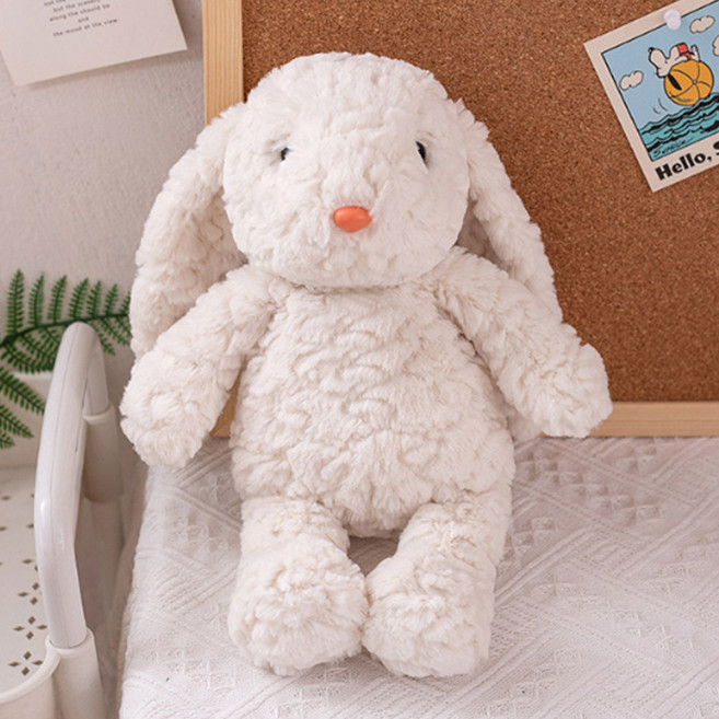 아이끌레 보들 동물 캐릭터 봉제인형, 35cm, 화이트토끼, 1개