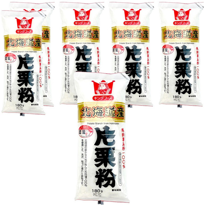 King Foods 王印 片栗粉, 180g, 6包