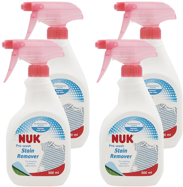 NUK 嬰兒衣物去漬劑, 500ml, 4瓶