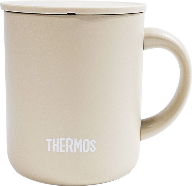 THERMOS 膳魔師 含蓋不鏽鋼真空杯 JDG-282C BE, 1個, 大地色, 280ml